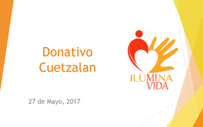 Entre organizaciones nos debemos apoyar. Donativo Cuetzalan Mayo 2017.